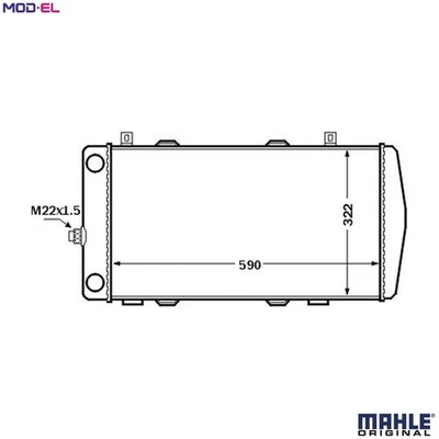 RADIATOR ENGINE COOLING CR 1513 000S FOR SKODA FELICIA/Cube/Van/Mk/II/�/Pickup - Image 1 of 4