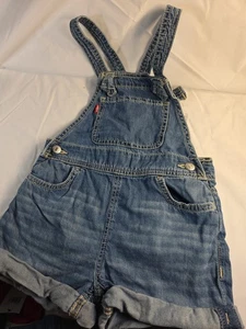 Levis Girls SHORTALLS Size 5 Regular - Picture 1 of 8