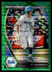 2021 Panini Prizm Draft Picks Green Pulsar Prizm #PDP111 JT Schwartz - Picture 1 of 2