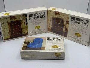 House of Miniatures CHIPPENDALE Cómodo Sobre Pecho 40009 Silla Ala 40016 Escritorio 40017 - Imagen 1 de 11