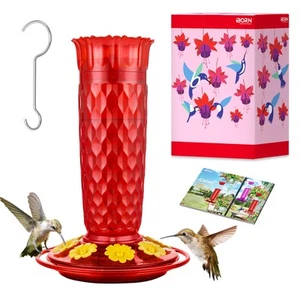 Hummingbird Feeders for Outdoors 16OZ Bird Feeders for Outdoors Hanging, Humm... - Picture 1 of 9