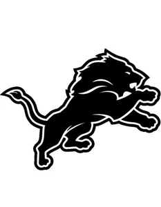 Detroit Lions Vinyl Decal Window Truck Sticker Laptop - Picture 1 of 3