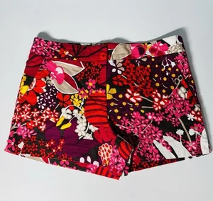 Trina Turk CORBIN Vibrant Floral FLOR DE JALISCO Shorts SZ 8 - Picture 1 of 3