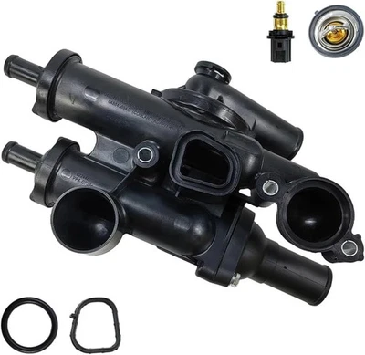 Thermostat Housing Assembly Kit with Sensor | Fit for Chrysler 200 Sebring, - Image 1 of 4