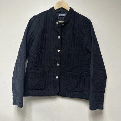 Blassport Womens Medium M Snap Button Quilted Jacket No Hood Medium Weight - Image 1 of 4