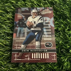 2001 Playoff Absolute #52 Drew Bledsoe New England Patriots Karte F37 - Bild 1 von 2