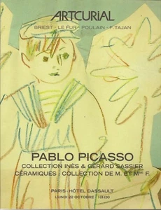 ARTCURIAL Picasso Sassier Coll Art Ceramics Catalog - Imagen 1 de 1