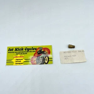 Nuevo de lote antiguo Kawasaki 1971-2020 Kx65 Kx60 Jet Main n.o 190A 962063-021 fabricante de equipos originales - Imagen 1 de 1