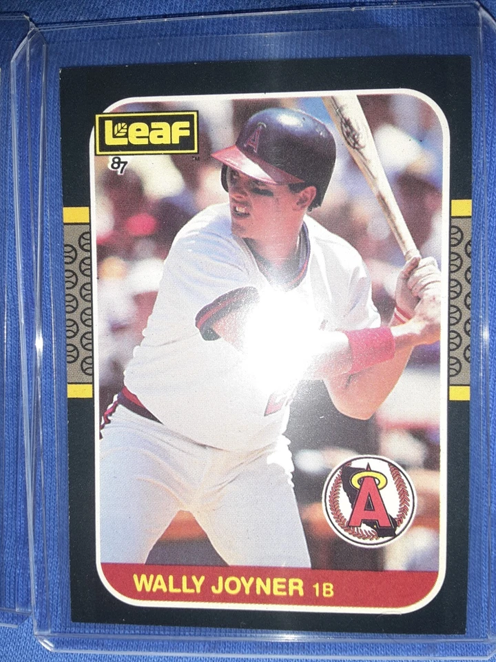 1987 LEAF #252 Wally Joyner   California Angels  Rookie FREE SHIPPING MVP HOF RC - Image 1 of 1