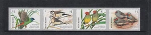 Australia 2018 - Juego de 4 tiras bobinas Finch Bird Wildlife P&S montadas sin montar o nunca montadas - Imagen 1 de 1