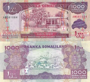 SOMALIA 1000 SHILIN 2011 UNC BANKNOTE - Picture 1 of 1