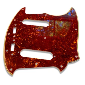 Aged Edge Tortoise Pickguard for 2017 to Current MIJ Traditional '60's Mustang - Picture 1 of 8