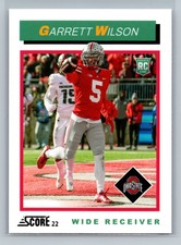 2022 Score Garrett Wilson ROOKIE CARD #TB8 - New York Jets