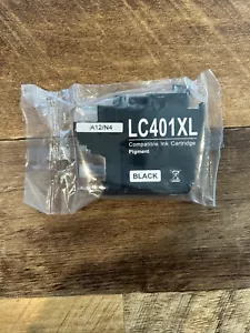 LC401XL Black Ink Cartridge Compatible Ink Cartridge Pigment Brand New A12/N4 - Picture 1 of 7