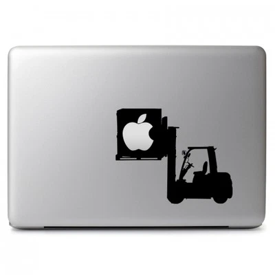 Multiple Color Forklift Cargo Vinyl Decal Sticker for 13" 15" Apple Macbook - Image 1 of 4