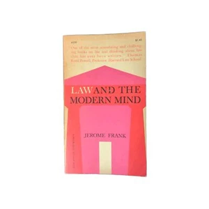 Law and the Modern Mind by Jerome Frank (1963, Paperback) - Picture 1 of 3