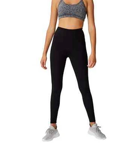 ¡NUEVO CON ETIQUETAS! Leggings ajustados negros de algodón en cuerpo talla S de algodón para mujer talla S - Imagen 1 de 10