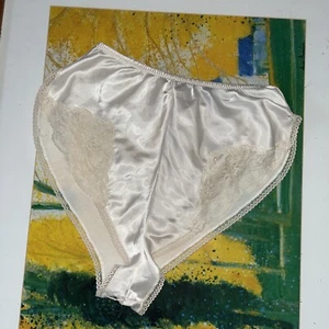 True Rich Vintage Höschen glänzend Satin hoch geschnitten Gr. 6/7 ILGWU - Bild 1 von 13