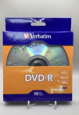 Verbatim DVD-R Bulk Box, Pack of 10 - Image 1 of 2
