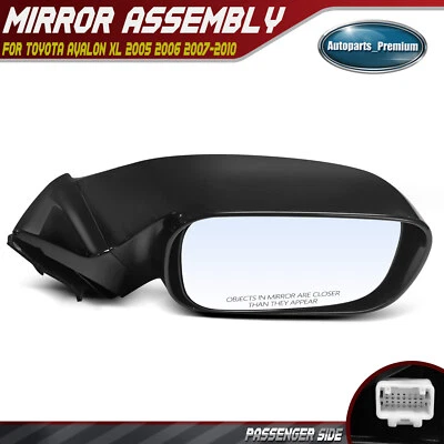 Espejo retrovisor eléctrico lateral del pasajero para Toyota Avalon XL 2005 2006 2007-2010 87940AC060 Foto 1 de 4