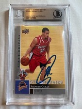 2009-10 Upper Deck First Edition Stephen Curry Autograph RC BGS Authentic Auto