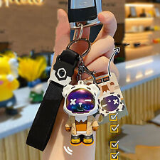 (skateboarder) Bear Keychain Fashion Metal Bear Key Rings Cute For Men