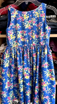 RALPH LAUREN LITTLE GIRLS FLORAL DRESS SIZE 5 - Image 1 of 4