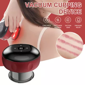 Electric Cupping Massager 12-Grade Scraping Therapy Body Massage Slim Machine - Picture 1 of 9