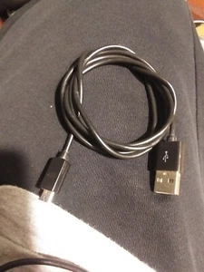 Micro USB Data Cable Sync Charging Cord Black 3ft Charger for Cell Phones - Picture 1 of 2