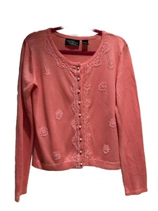 🧣🧡 Suéter Coral New York City Design Co Talla L. Nuevo - Imagen 1 de 5
