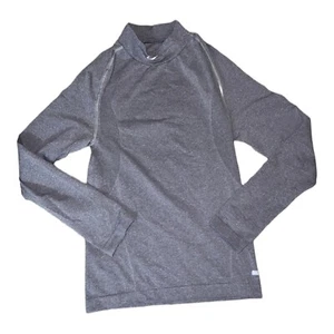 NIKE PRO Team Dri Fit Performance Apparel Gray Long Sleeve Compression Shirt L - Picture 1 of 9