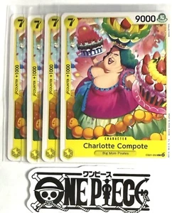 4x One Piece EB01-055 C Charlotte Compote - English - Regular - TCG - Mint - Picture 1 of 1