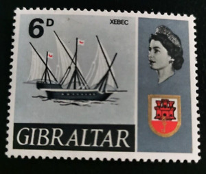 Gibraltar: 1967 New Daily Stamps - Ships 6 P. (Collectible Stamp).