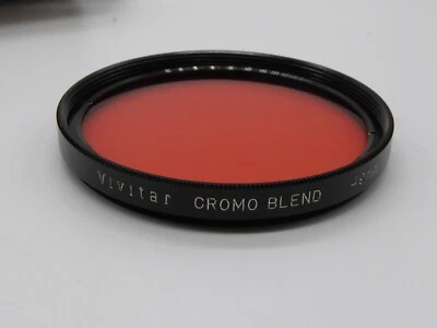 VIVITAR CROMO BLEND 49mm RED JAPAN, Camera conversion filter lens converter - Image 1 of 3