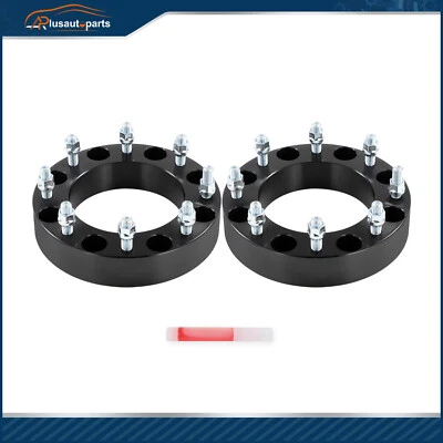 2X 2" 8x210 Wheel Spacers 8 Lug For 2011-2024 Chevy Silverado GMC Sierra 3500 HD Foto 1 de 4