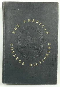 Vintage Rare THE AMERICAN COLLEGE DICTIONARY 1951 | Harper | Hardcover - Picture 1 of 12