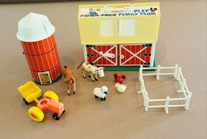 Vintage Fisher-Price Play Family Farm Set 1967 - Picture 1 of 11