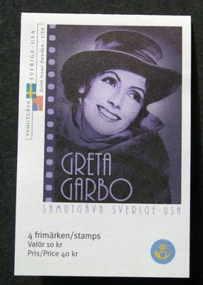 Folleto de estampillas Greta Garbo Suecia 2005 2517C intacto como nuevo nunca con bisagras completo Foto 1 de 4