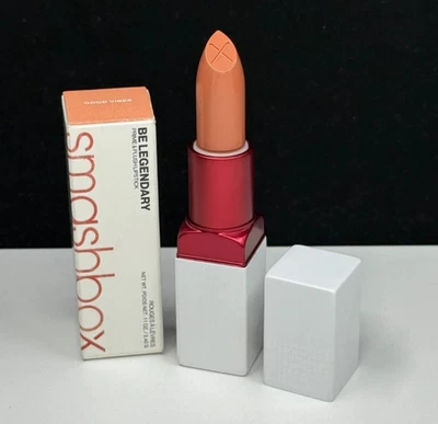 Batom Smashbox Be Legendary Prime & Plush ~ Good Vibes ~ 0,11 oz ~ Novo na caixa - Imagem 1 de 4