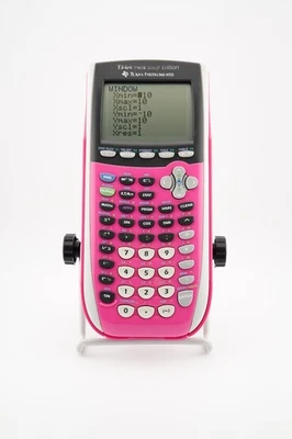 Texas Instruments TI-84 Plus Silver Edition Graphing Calculator - Pink - Image 1 of 4