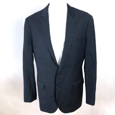 J.Crew Ludlow Tollegno 1900 40L Long Wool Blazer Sport Coat Jacket Blue PLS READ - Image 1 of 4