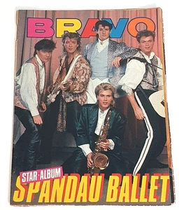 Spandau Ballet Bravo Star Album 1980s German Music Mini Magazine - Imagen 1 de 9
