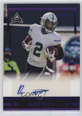 2021 Leaf Memories 1991 Base Auto Purple Spectrum /30 Duece Watts #GLR-DW1 Auto - Image 1 of 2