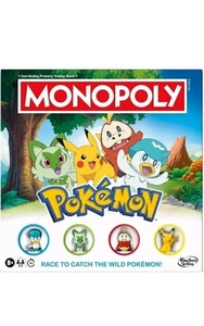 Monopoly Pokémon Edition Brettspiel - Lustige Kinder- und Familienspiele für Pokémon Fans - Bild 1 von 15