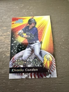 2025 Bowman Chrome Mega Charlie Condon Meteoric Rise Mojo (RC) #MR-8 Rockies - Picture 1 of 2