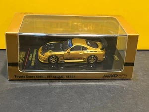 1/64 INNO64 TOYOTA SUPRA (A80) TOP SECRET GT 300 GOLD - Picture 1 of 5