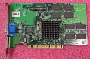 3DFX CT6760 Voodoo Banshee 16MB VGA PCI GPU Video Card Retro Gaming Working #U8D - Picture 1 of 12