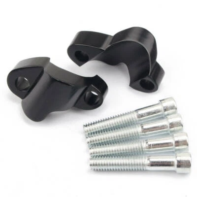 Black Handlebar Riser Extensions Fit for Harley Sportster XL1200X 48 10-18 ST - Image 1 of 4