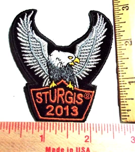 Parche Sturgis 2013 73ª motocicleta rally coleccionable antiguo chaleco motociclista emblema - Imagen 1 de 1