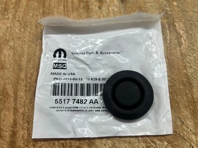 Plugue de drenagem de piso para carroceria Jeep Grand Cherokee Dodge Durango 55177482AA OEM MOPAR NOVO - Imagem 1 de 3